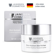 Kem mịn da, nâng cơ ban ngày cho da lão hoá sớm Janssen Cosmetics Rich Nutrient Skin Refiner 50ml