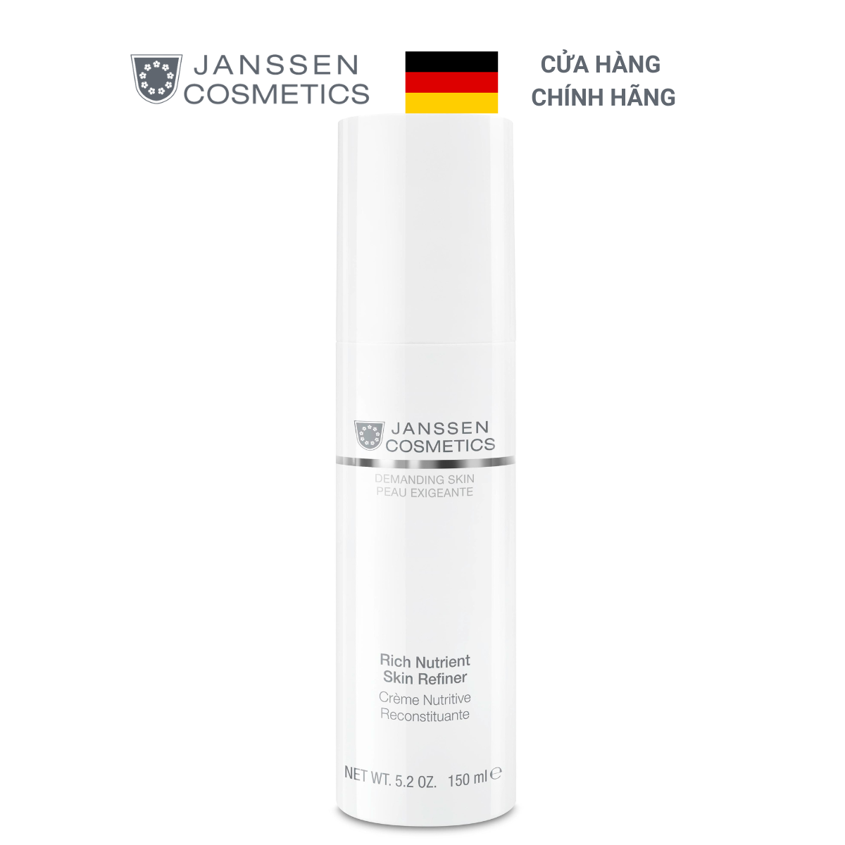  Kem mịn da, nâng cơ ban ngày cho da lão hoá sớm - Janssen Cosmetics Rich Nutrient Skin Refiner 150ml 