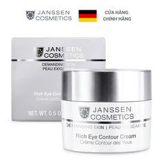 Kem mắt chống nhăn, giảm quầng thâm, chống lão hoá Janssen Cosmetics Rich Eye Contour Cream 15ml