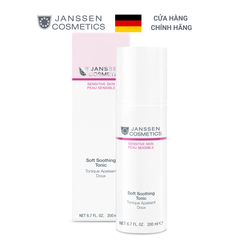 Nước cân bằng (Toner) da nhạy cảm Janssen Cosmetics Soft Soothing Tonic 200ml