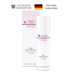 Serum chăm sóc hằng ngày cho da nhạy cảm giãn mao mạch - Janssen Cosmetics Daily Couperose Serum 30ml