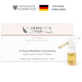  Tinh chất trắng sáng da, đặc trị sạm nám - Janssen Cosmetics 2 Phase Melafadin Concentrate 4 x 10ml 