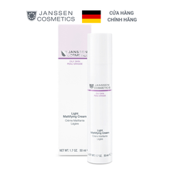 Kem chống nhờn và chăm sóc 24 giờ cho da dầu Janssen Cosmetics Light Mattifying Cream 50ml