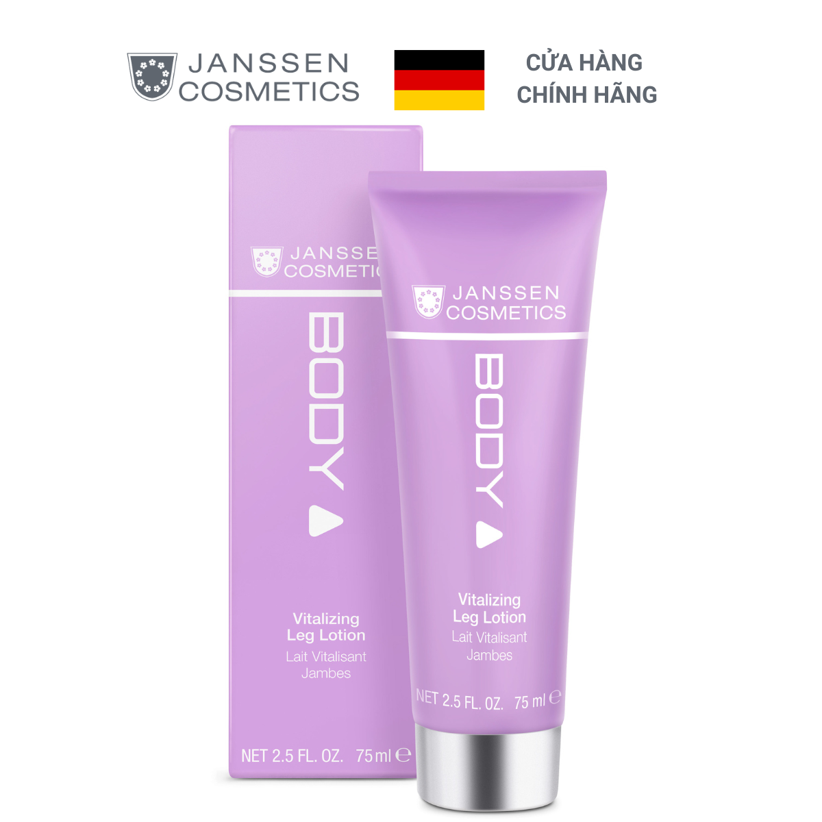  Kem dưỡng da chân Janssen Cosmetics Vitalizing Leg Lotion 75ml 