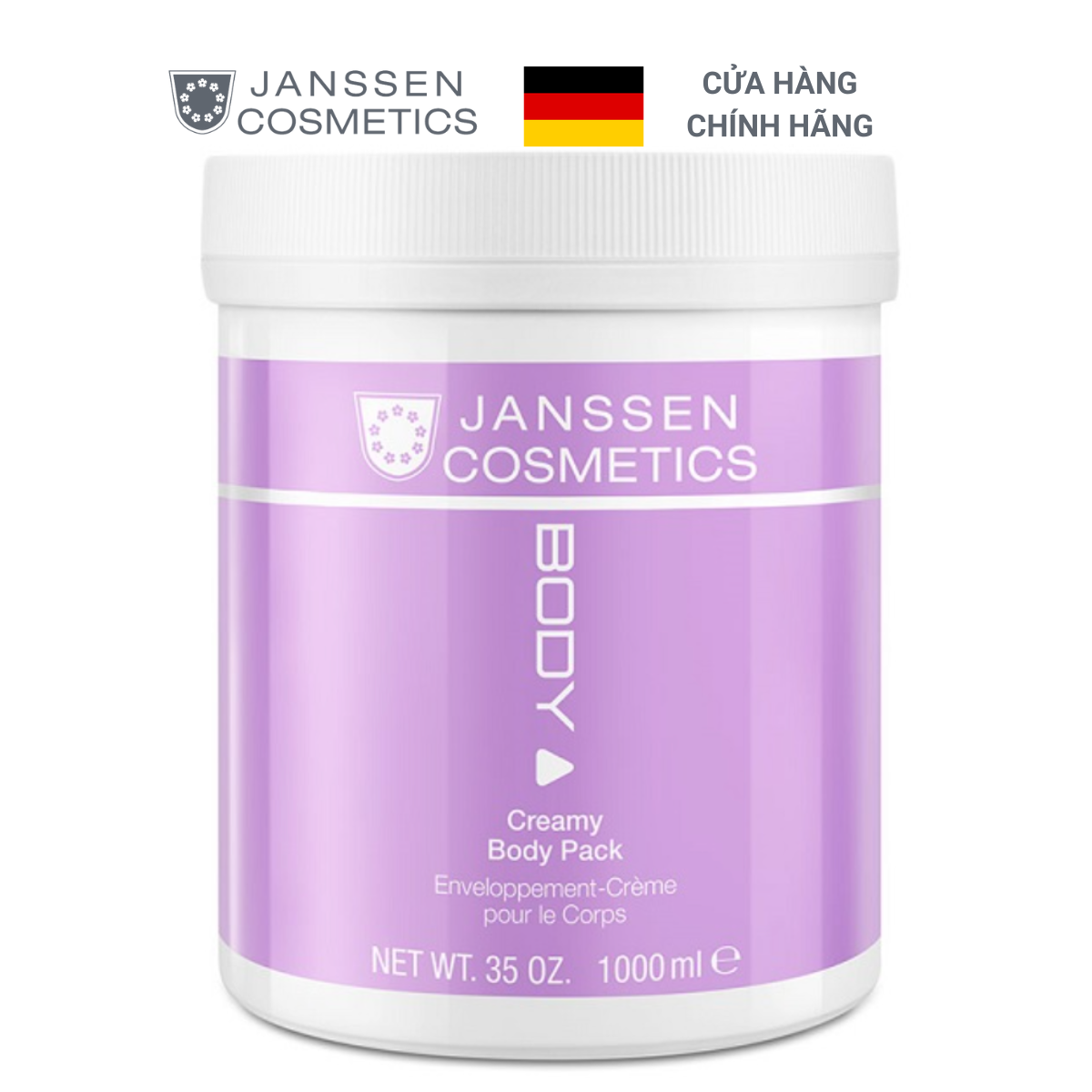  Kem ủ dưỡng da body Janssen Cosmetics Creamy Body Pack 1000ml 