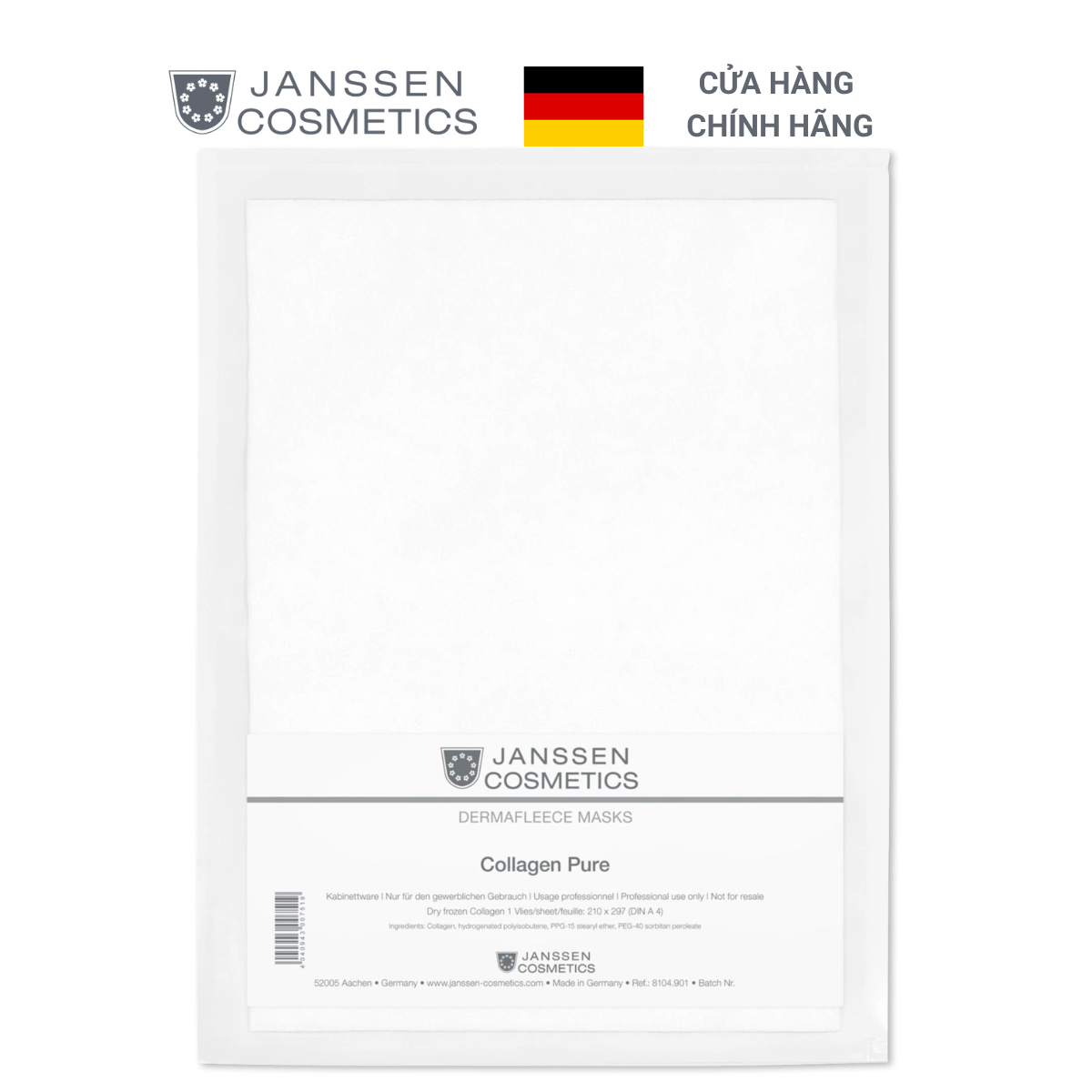  Mặt nạ collagen lông cừu Janssen Cosmetics Dermafleece Mask Collagen Pure 