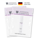  Kem chống nhờn và chăm sóc 24 giờ cho da dầu - Janssen Cosmetics Light Mattifying Cream 50ml 