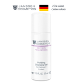  Gel Rửa Mặt Cho Da Dầu - Janssen Cosmetics Purifying Cleansing Gel 200 ml 