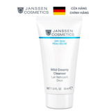  Sữa rửa mặt dạng kem dành cho da khô - Janssen Cosmetics Mild Creamy Cleanser 200ml 