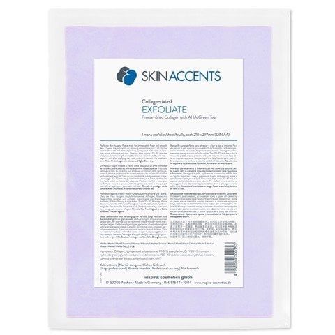  Mặt nạ tẩy tế bào chết - collagen mask "exfoliate" (aha / green tea) 