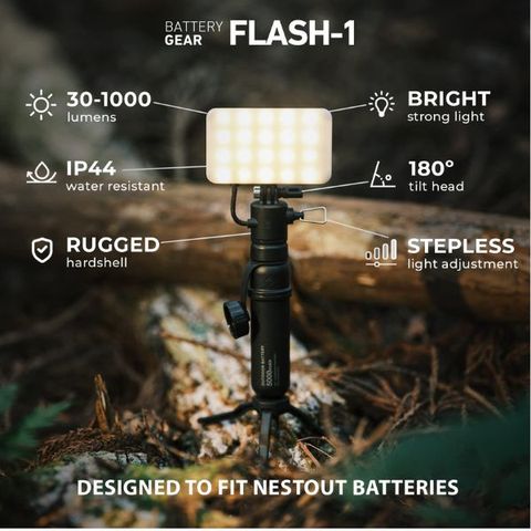  COMBO NESTOUT [ Sạc Dự Phòng 5000mAh + Đèn LED 12W ] 