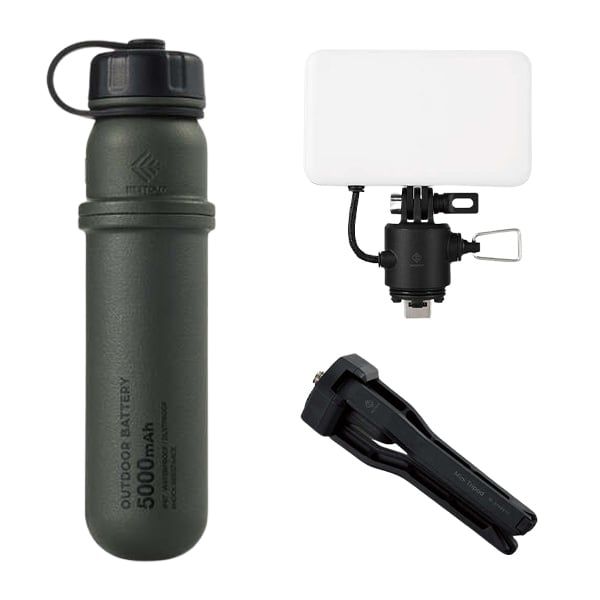 COMBO NESTOUT [ Sạc Dự Phòng 5000mAh + Đèn LED 12W ]