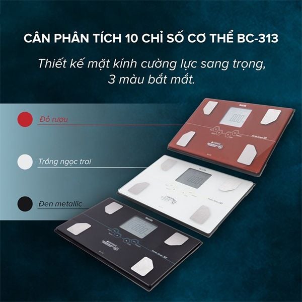 Cân Sức Khỏe và Phân Tích Cơ Thể TANITA BC-313