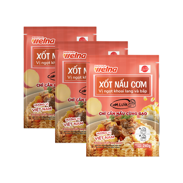 Xốt Nấu Cơm Vị Ngọt Khoai Lan Và Bắp