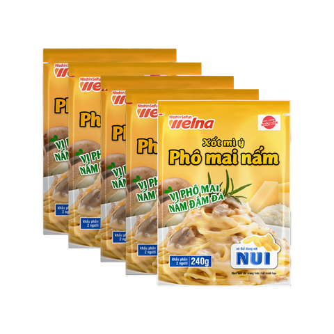  Combo 5 Gói Xốt Mỳ Ý Và Xốt Nấu Cơm Nisshin Nhiều Vị 