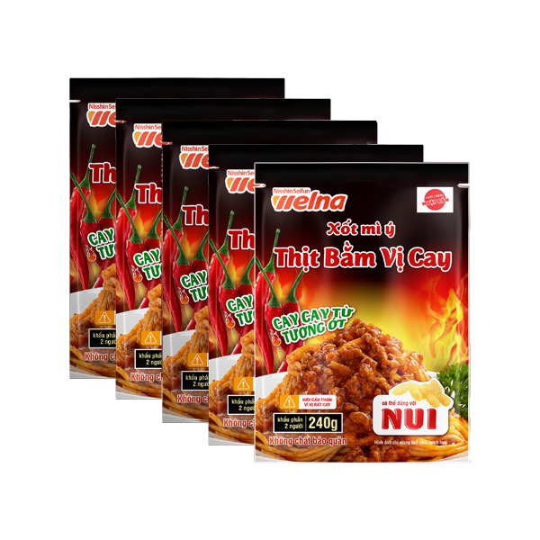 Xốt Mì Ý Thịt Bằm Vị Cay