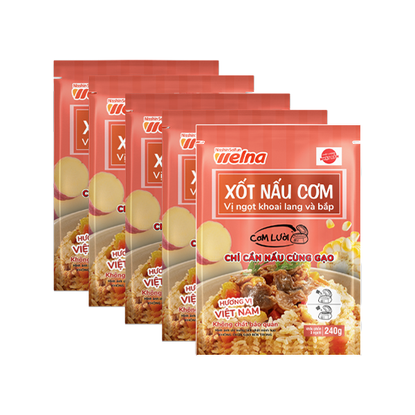 Combo 5 Gói Xốt Mỳ Ý Và Xốt Nấu Cơm Nisshin Nhiều Vị