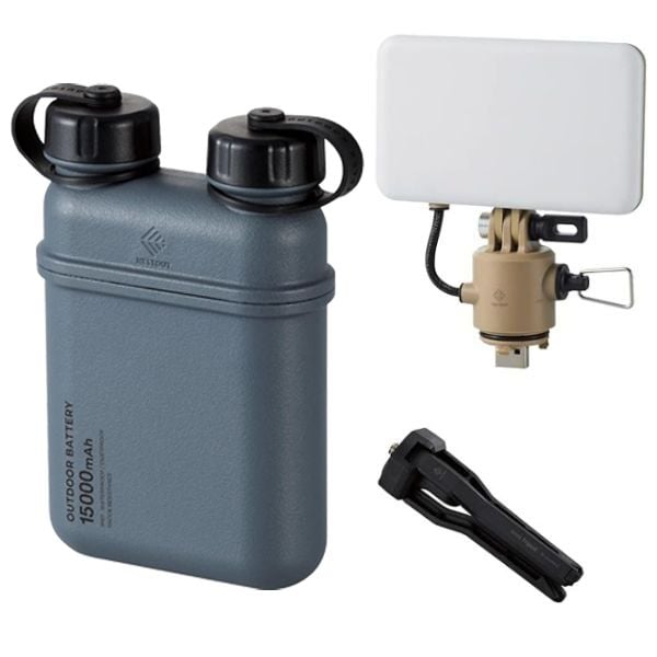 COMBO NESTOUT [ Sạc Dự Phòng 15000mAh + Đèn LED 12W ]