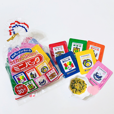  Combo 2 Gói Gia Vị Rắc Cơm Mix 6 Vị 30 Gói Nhỏ - Tanaka Foods Nhật Bản 