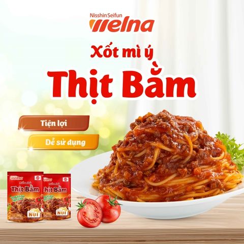  Xốt Mì Ý Thịt Bằm 