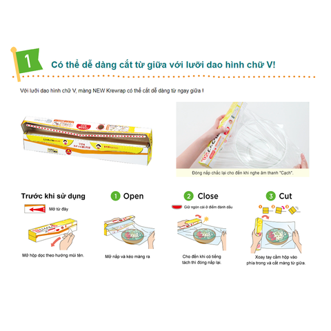  Màng Bọc Thực Phẩm Kureha 30cm X 20cm 