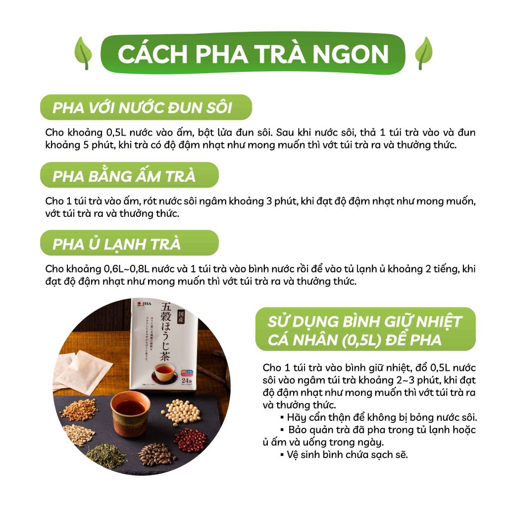 Trà Xanh Hoji Ngũ Cốc