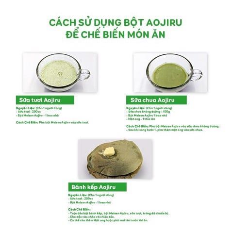 [Mua 1 Tặng 1] Thực phẩm bảo vệ sức khỏe: MEISEN AOJIRU (Hộp 30 Gói X 3G)