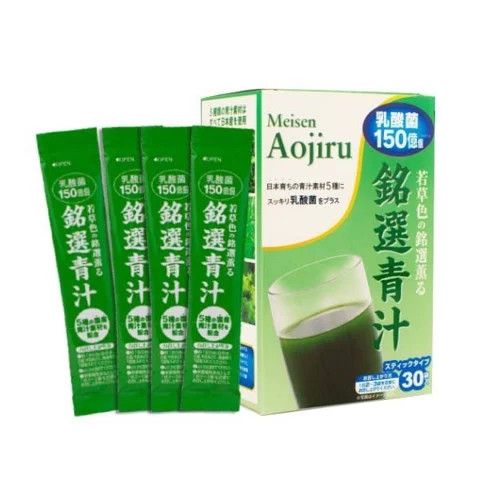 Thực phẩm bảo vệ sức khỏe: MEISEN AOJIRU (Hộp 30 Gói X 3G)