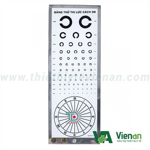Bảng đo thị lực chữ C hãng TNE