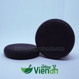 Đá Massage nóng tròn trung Đen 8x8cm