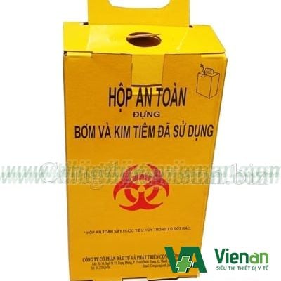 Hộp đựng bơm an toàn bằng giấy