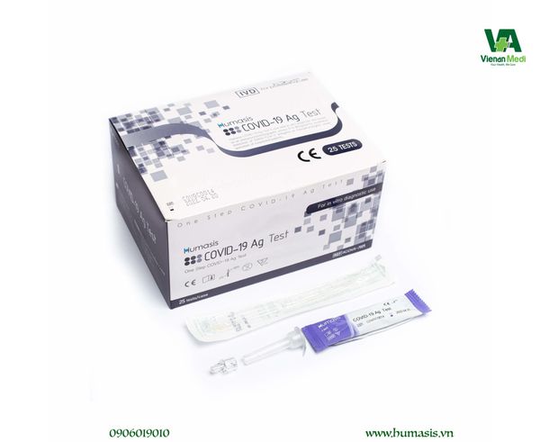 Bộ kit xét nghiệm nhanh Covid-19 Ag Test Humasis Hàn Quốc chính Hãng