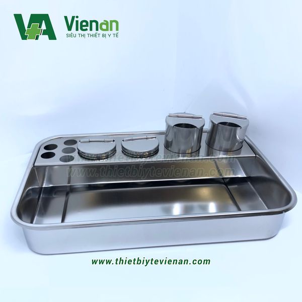 Khay đựng dụng cụ đa năng inox lớn