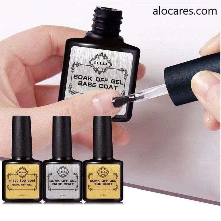 sơn gel móng tay| kết hợp BASE COAT, TOP COAT