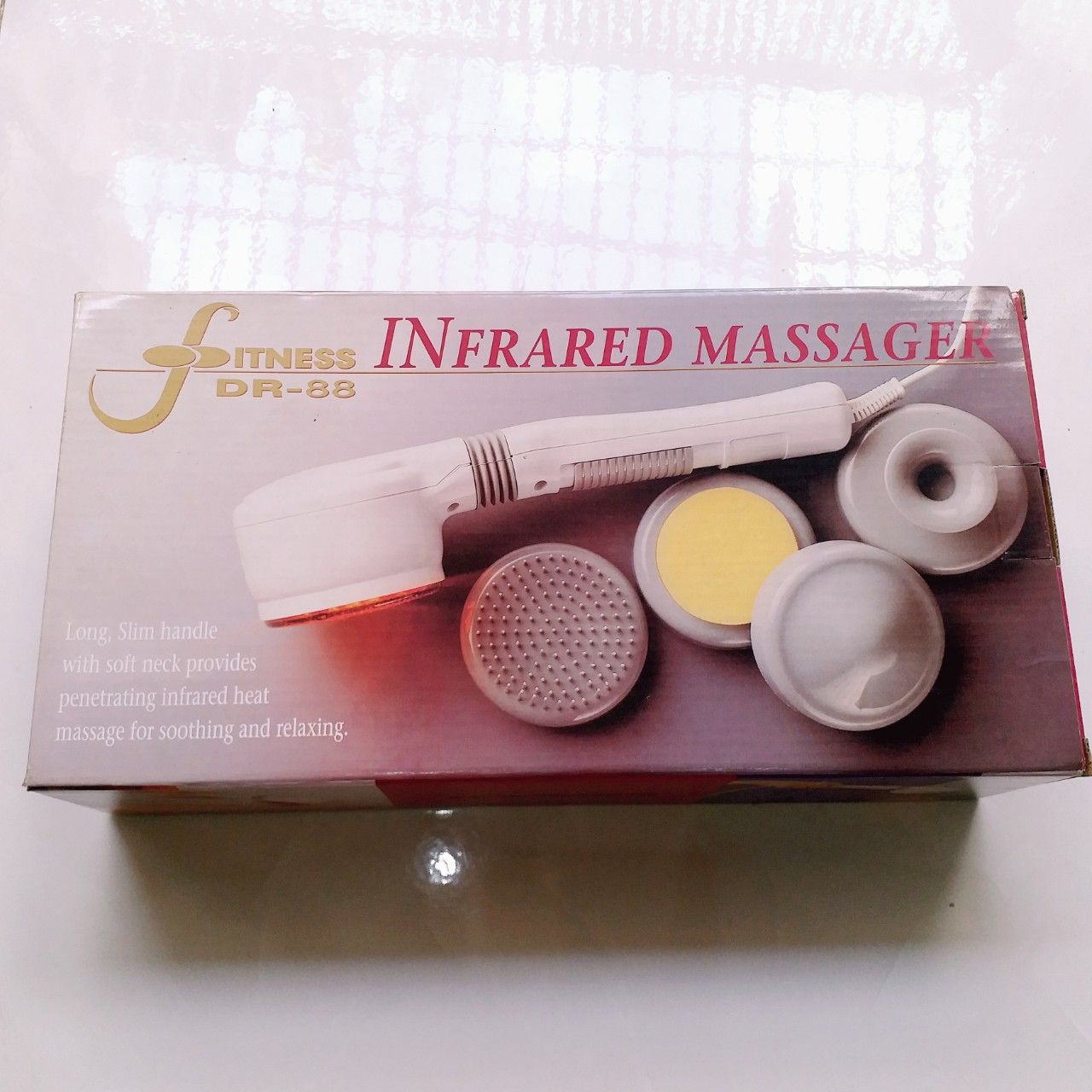 Máy Massage Mặt Có Rung, Hồng Ngoại - Máy Massage Ngực Fitness DR-88