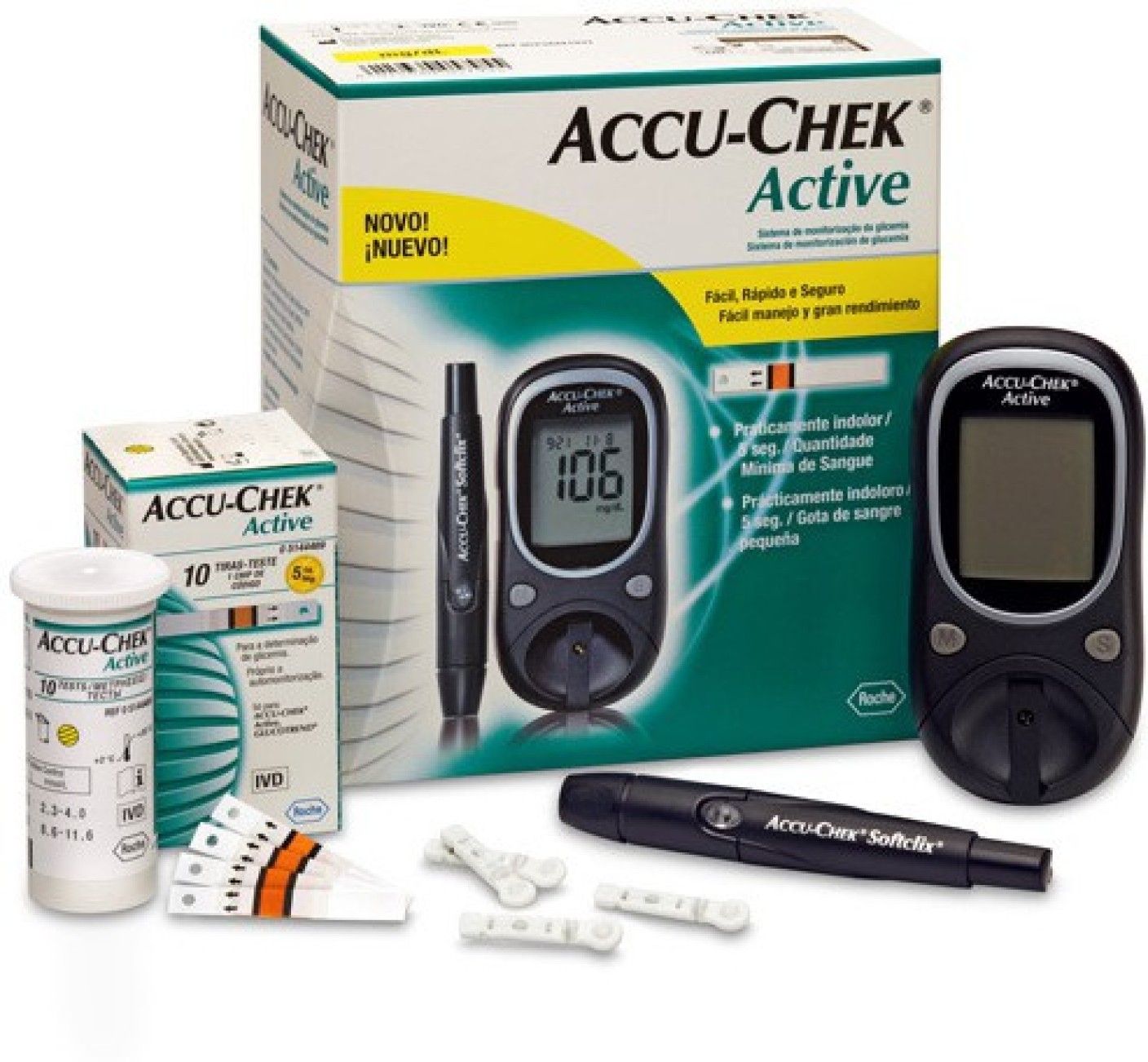 MÁY ĐO ĐƯỜNG HUYẾT ACCU-CHEK ACTIVE