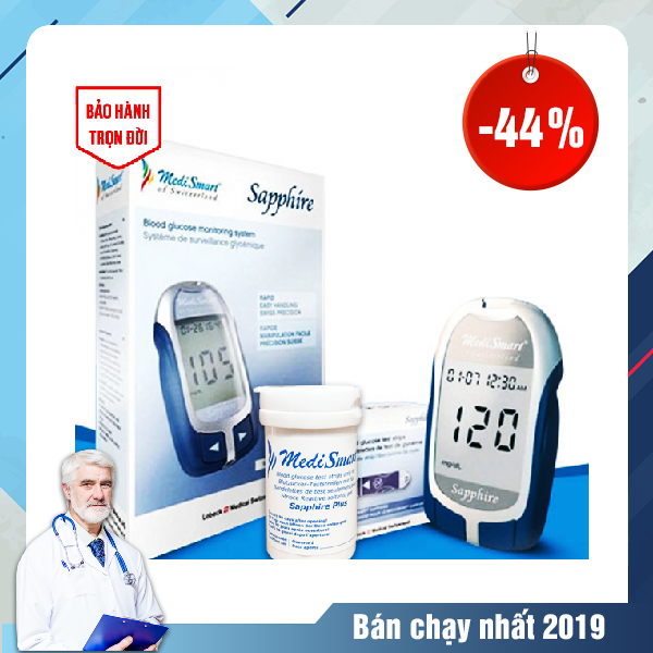 Máy đo đường huyết Medismart Sapphire Plus