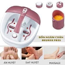 Bồn Ngâm Chân Giữ Ấm Nước Massage Thải Độc Beurer FB25 | Máy Ngâm Chân Massage Chính Hãng