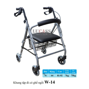 Khung Tập Đi Có Ghế Lucass W-14