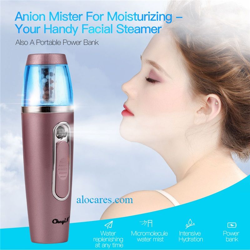 Máy Xông Hơi Mặt CkeyiN Nano, Máy Tạo Độ Ẩm Mặt Anion Mister