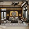 Tổng hợp những mẫu thiết kế phòng khách phong cách Indochine  tinh tế và hoài cổ