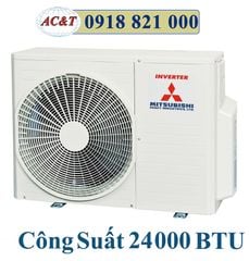 Dàn nóng điều hòa Multi 2 Chiều 24000Btu Mitsubishi inverter SCM71ZM-S1 Gas R410A