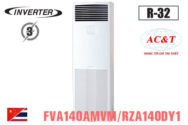 Điều hòa cây Daikin 2 chiều 48000BTU Inverter 3 Pha + Điều Khiển Dây FVA140AMVM/RZA140DY1