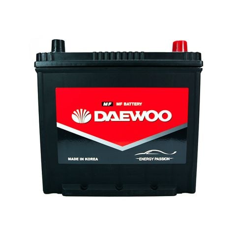 Ắc quy Daewoo 55D23L 12V 60AH nhập Hàn Quốc, giá rẻ hơn ở Acquycaocap