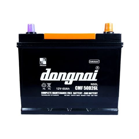 Ắc quy Đồng Nai 50D26L 12V 50AH