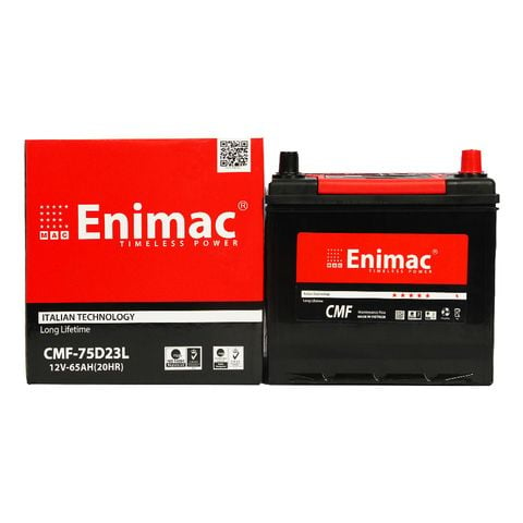 Ắc quy Enimac 75D23L 12V 65AH