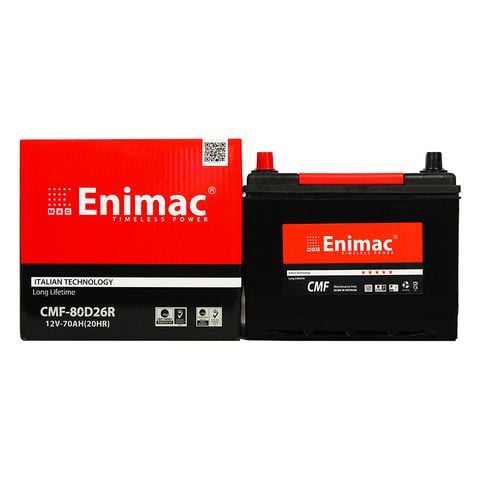 Ắc quy Enimac 80D26R 12V 70AH