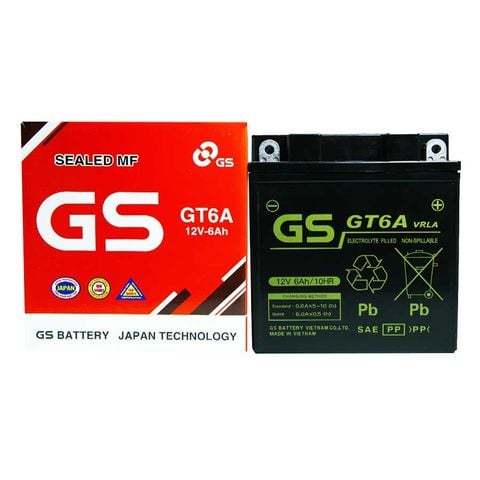 Ắc Quy GS GT6A 12V 6AH