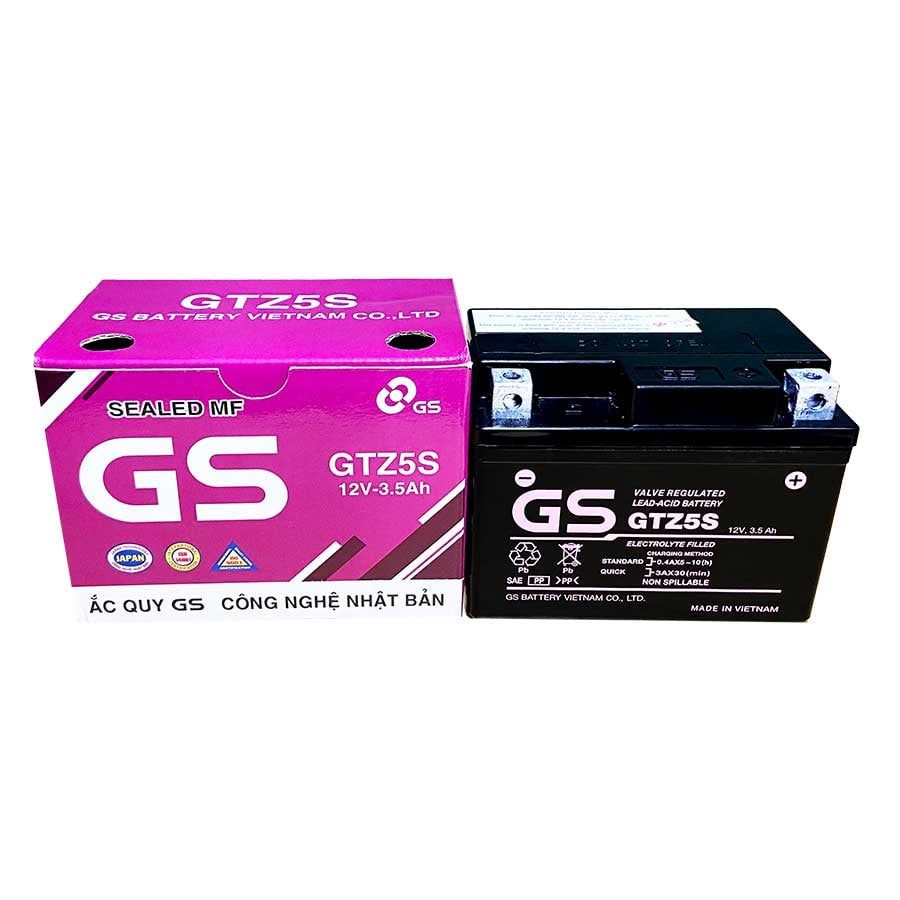 Ắc Quy GS GTZ5S 12V 3.5AH