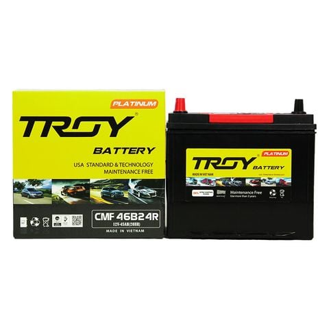 Ắc quy Troy 46B24R 12V 45AH